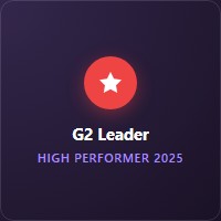 G2 High Performer badge for Summer 2025 with orange and yellow chevron accents.